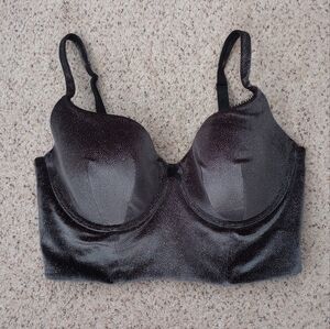 Victoria's Secret Glitter Corset Velvet Bra